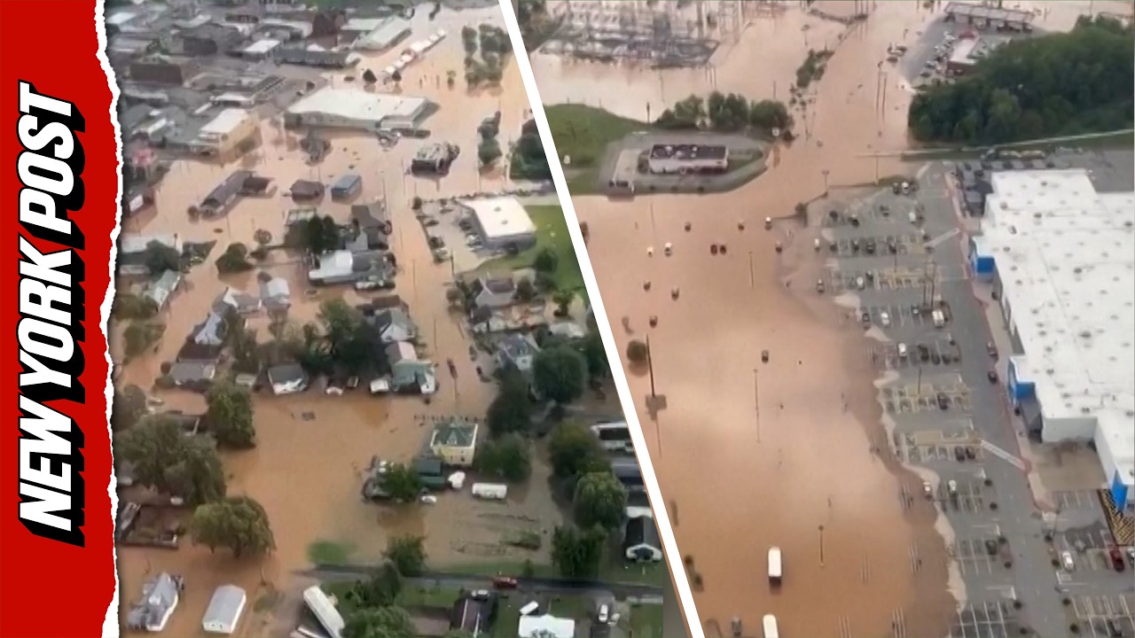 Drone Footage Captures Devastating Aftermath of Flooding in West Virginia