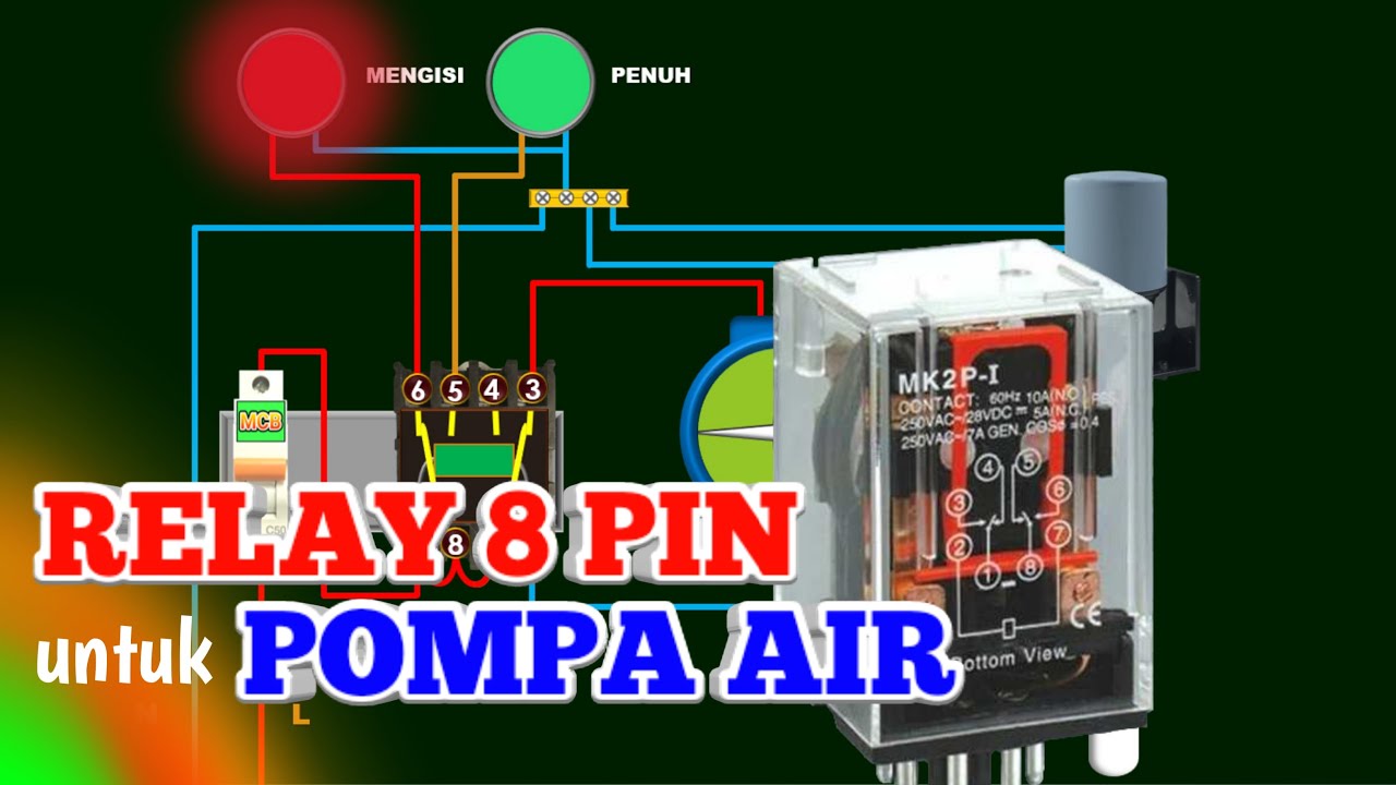 Cara Pasang Relay Pompa Air Otomatis dan Radar Air