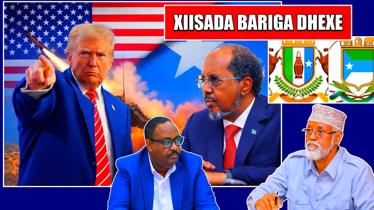 Deg Deg Trump Oo Colaada Bariga Dhex Somalia Keenay, Gusha Mucaradka
