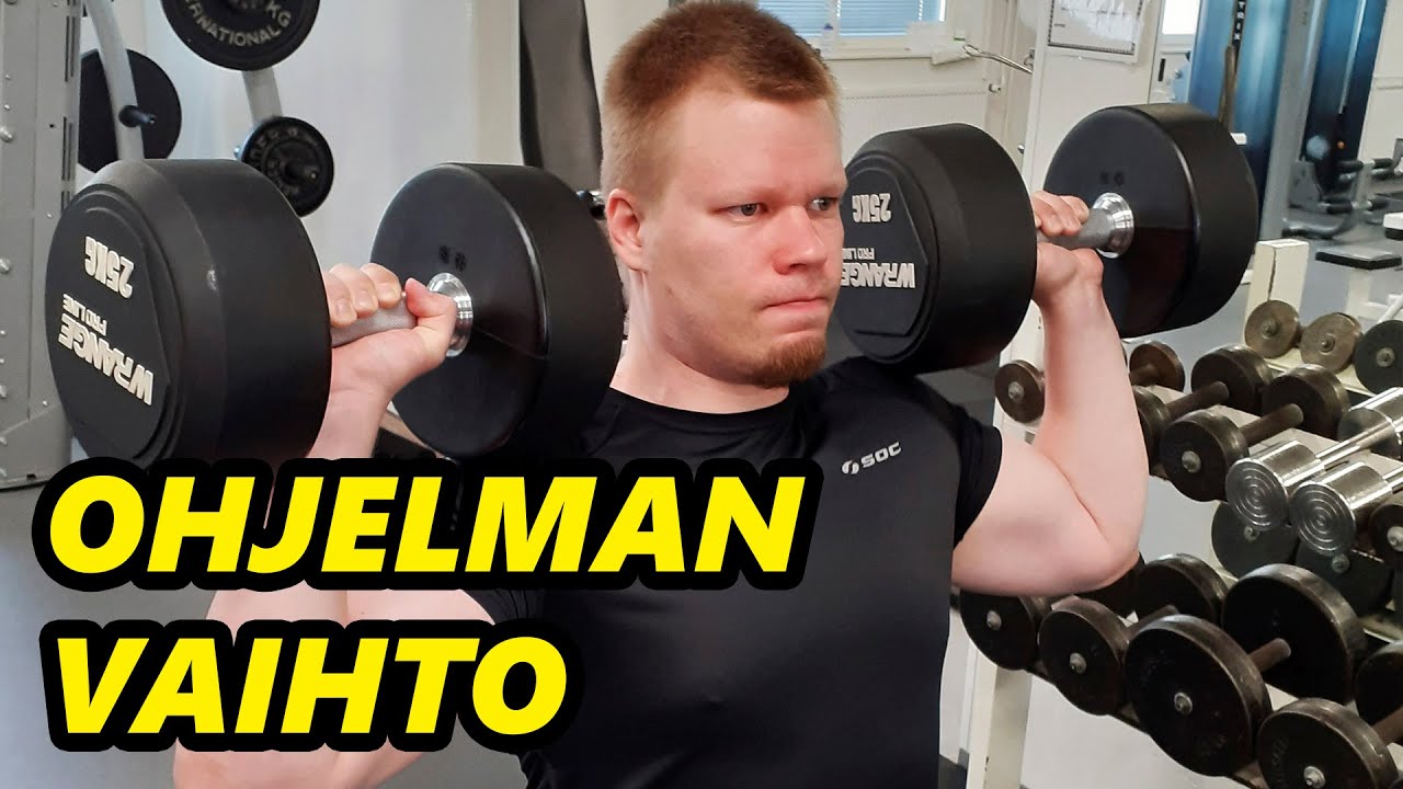 Miten usein treeniohjelmaa kannattaa vaihtaa?