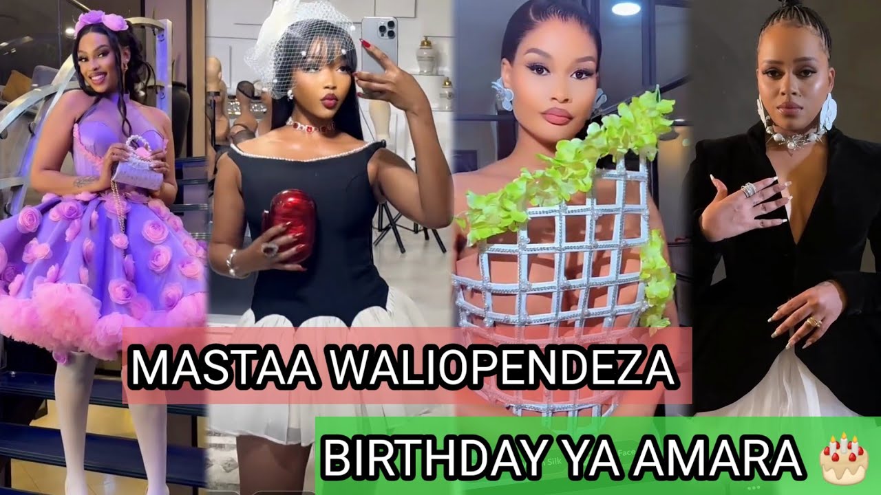 MASTAA WAKIKE WALIOPENDEZA  ZAIDI KWENYE BIRTHDAY YA AMARA! 😍 #hamisamobetto #nandy #juakali