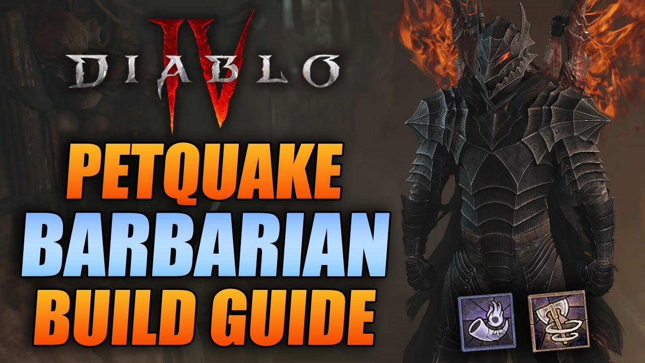 PetQuake Barbarian в 8 сезоне Diablo 4 — Вихрь возвращается!