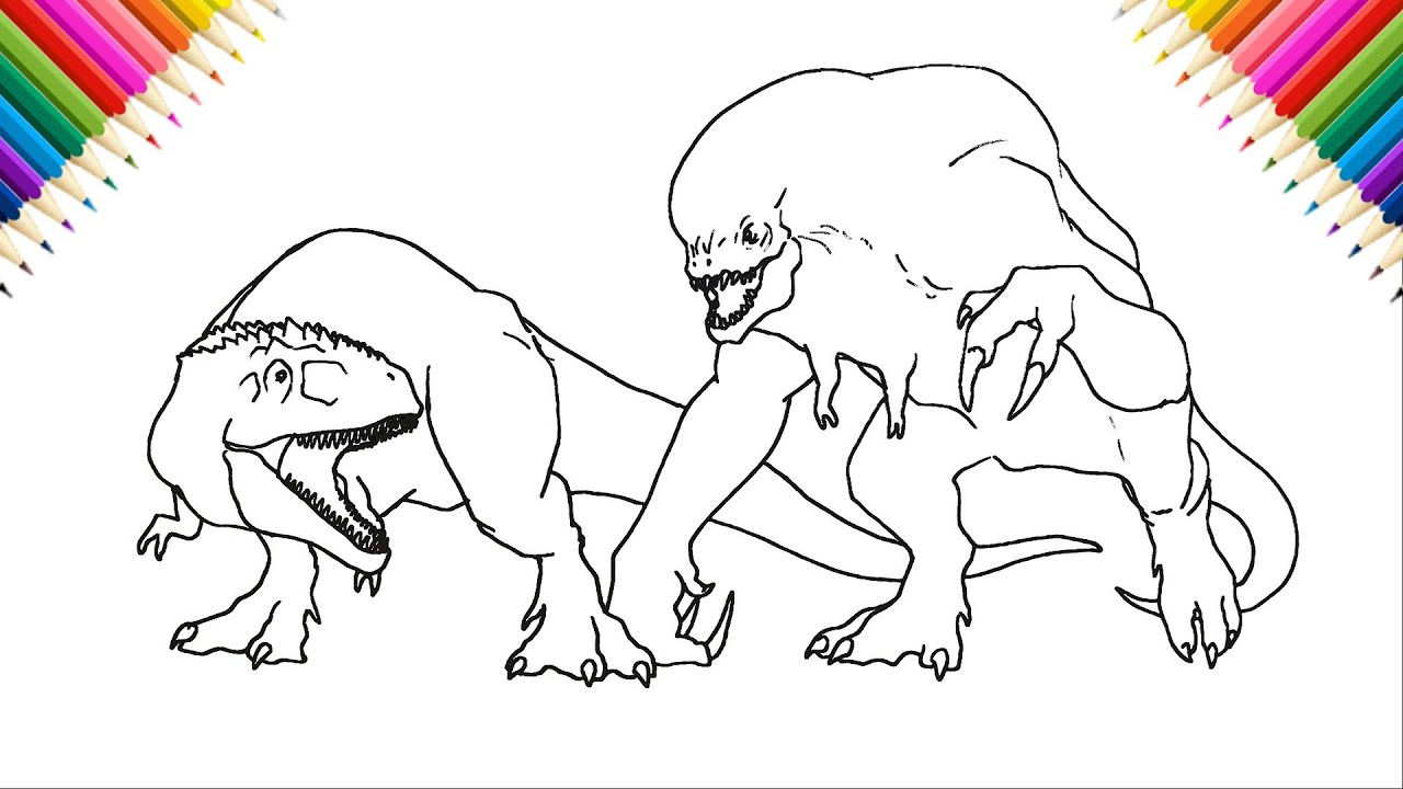 D-Rex vs Giganotosaurus from Dino Crisis 2