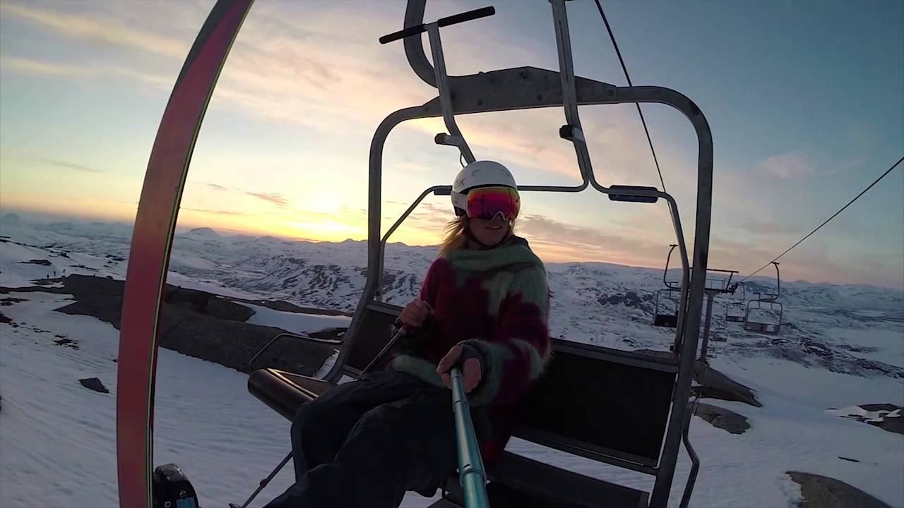Midnattssol i Riksgränsen - Nattskidåkning
