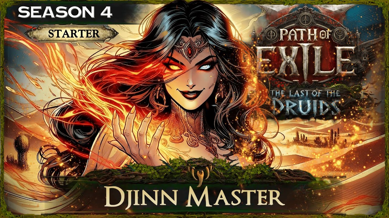 [0.4] PoE 2 SORCERESS BUILD - DJINN MASTER - LAST OF THE DRUIDS - PoE 2 Builds
