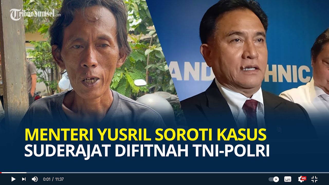 Menko Yusril Soroti Kasus Suderajat Penjual Es Gabus: Hormati dan Tindak Aparat Kalau Bersalah