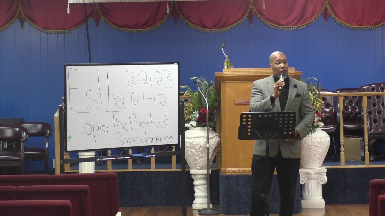 2.3.2026// Bible Study// Esther 2:21-23 & 6 :1-12// Topic: The Book of Remembrance