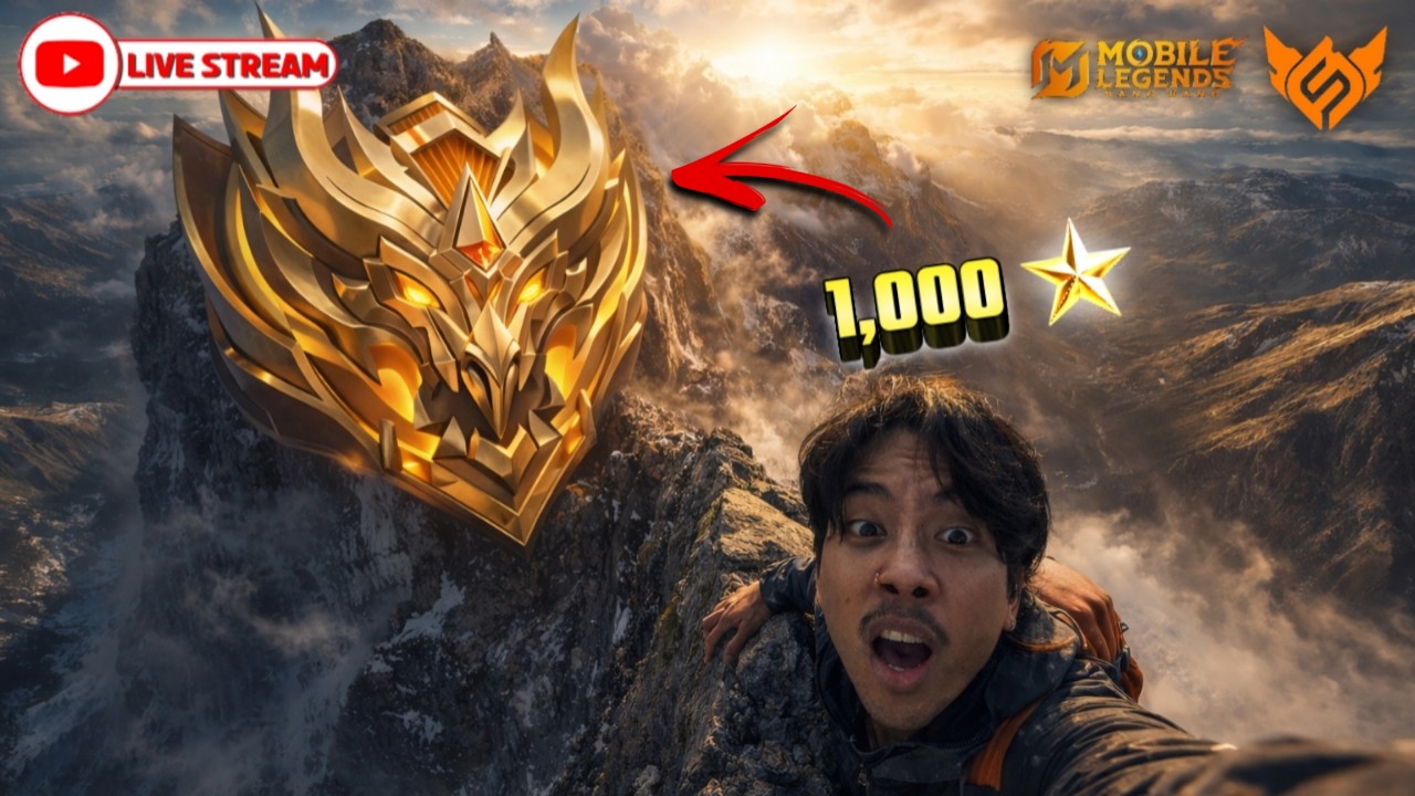 MLBB RANK GO 1,000 STAR DAY 6