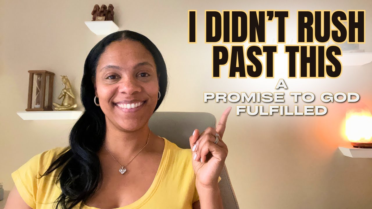 I Didn’t Rush Past This — A Promise to God Fulfilled