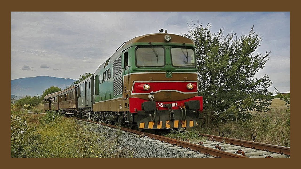 Il ritorno  del TRENO STORICO DEL SANNIO a Pietrelcina.