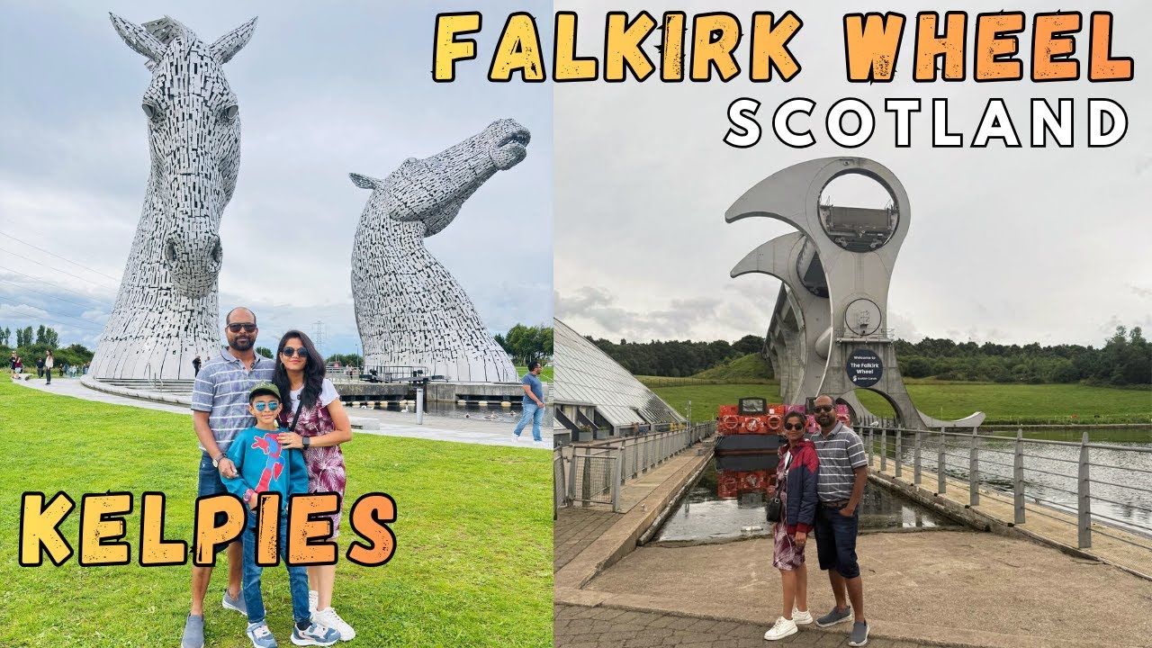 The Kelpies and the Falkirk Wheel Scotland | UK Series | Things To Do Near Glasgow | Travel Between