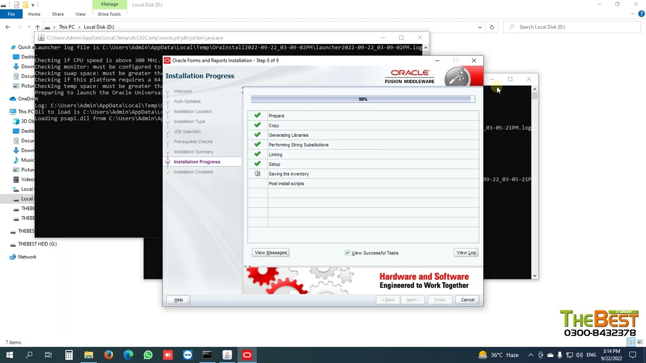 Installing Oracle Database 19c | Weblogic Infrastructure and Forms & Reports 12.2.1.4