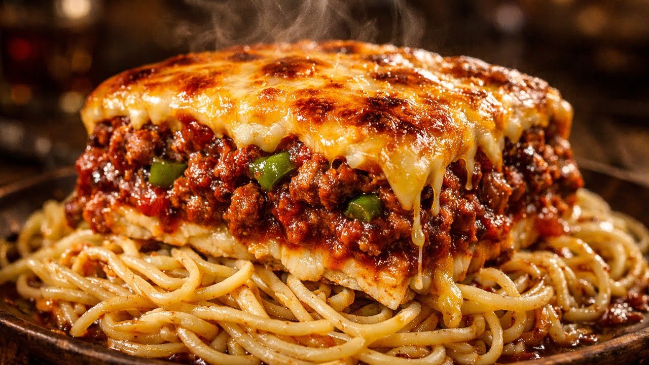 Million Dollar Crispy Spaghetti Lasagna l My Secret Meat Sauce for Pasta
