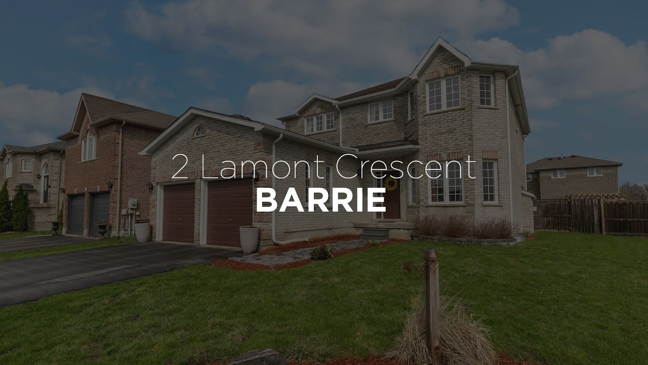 2 Lamont Crescent, Barrie MLS Listing For Sale
