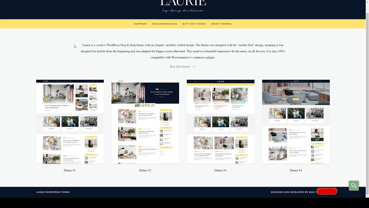 Miku - An Interior Design WordPress Blog and Shop Theme interior feminine