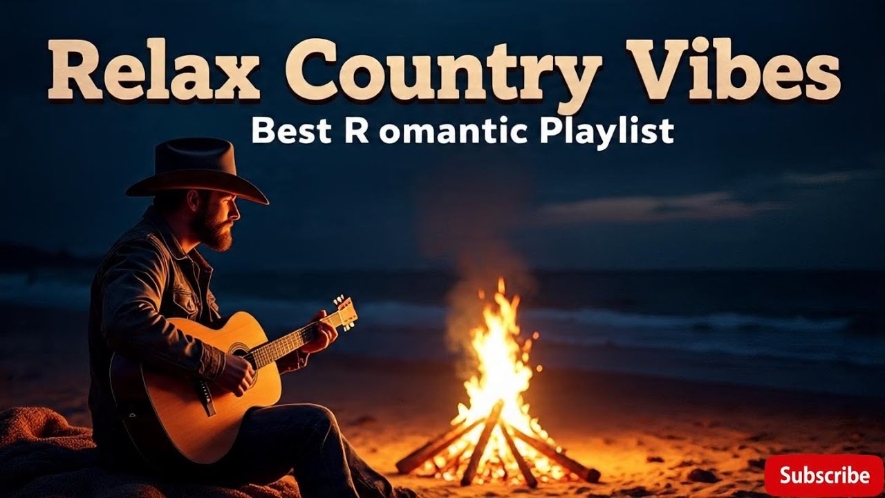 Fireplace Country Music | Cozy Rustic Cabin Ambience for Relaxing Nights