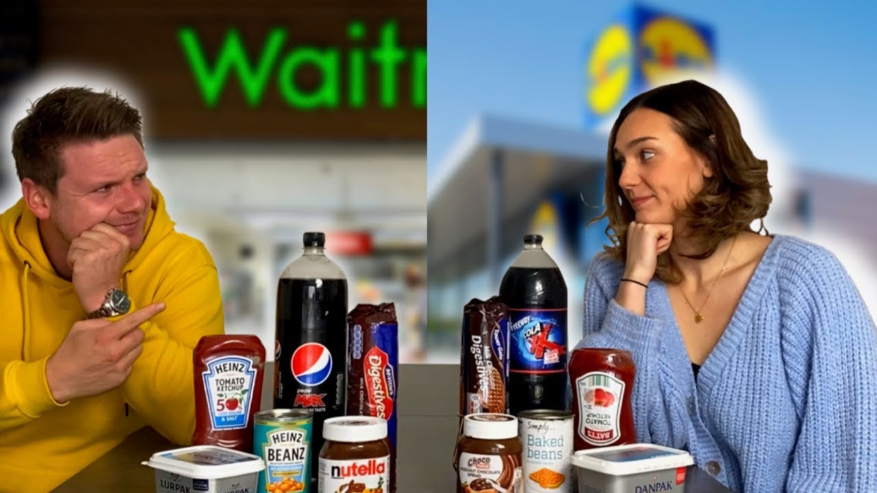 CHEAP KNOCK OFF BUDGET FOOD FROM LIDL VS EXPENSIVE BRAND FOOD!?