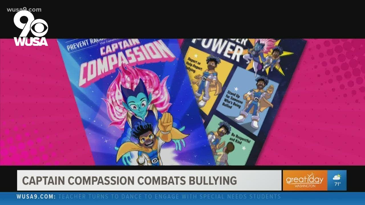 The cartoon 'Captain Compassion' helps families combat bullying