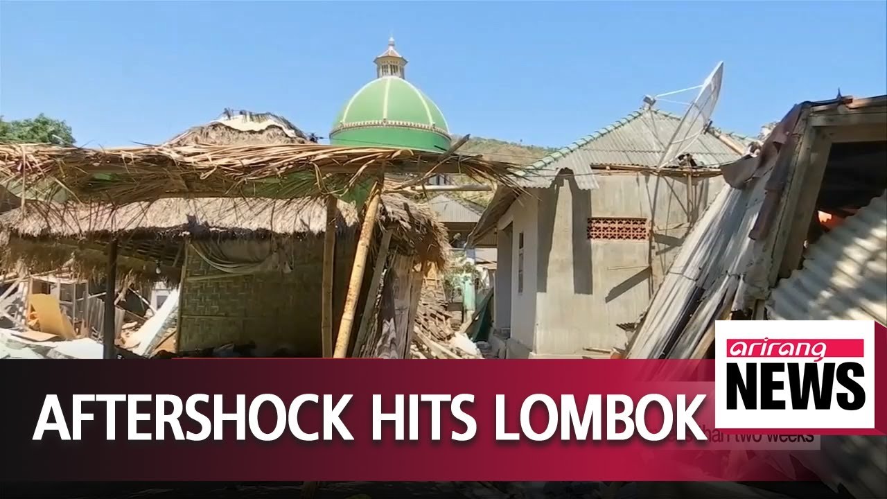 Another strong aftershock hits Indonesia's Lombok island