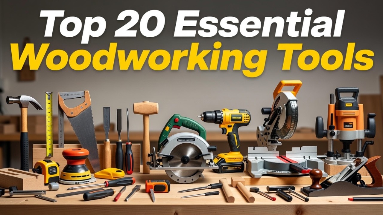 20 Must-Have Woodworking Tools Every Builder & DIYer Needs