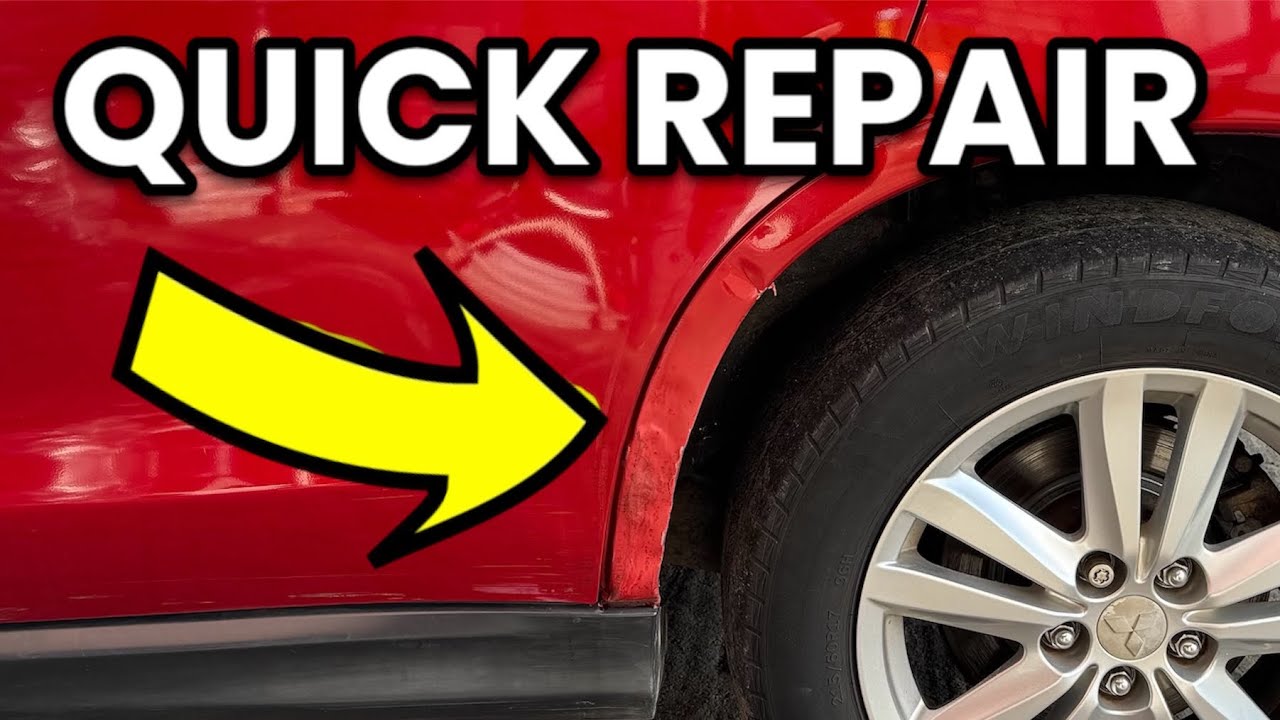 How to Fix a Car Wheel Arch Dent — Quick DIY Repair at Home