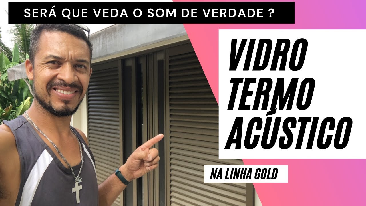 Vidros insulados termo acústico no lugar de vidro temperado simples.