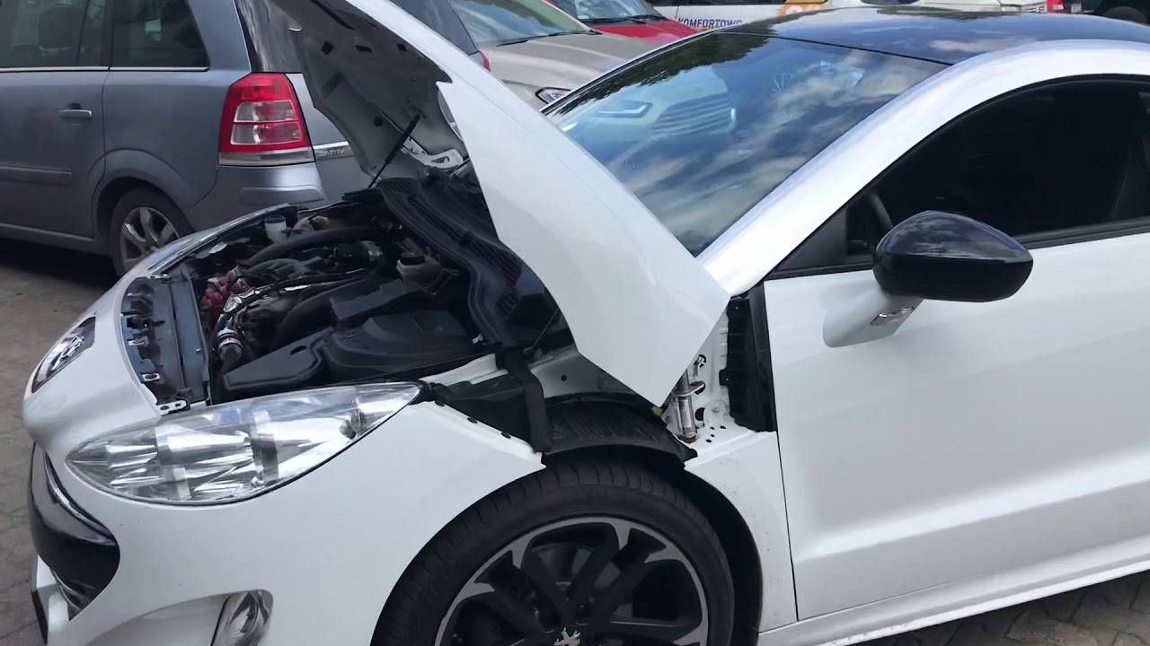 Stylowy i szykowny Peugeot RCZ 1.6 THP po montażu instalacji gazowej BRC SDI2 w abart Wrocław