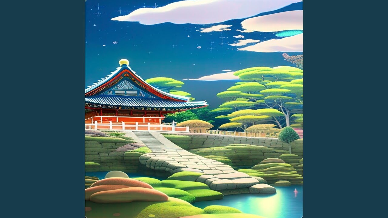 울창한 숲과 산새