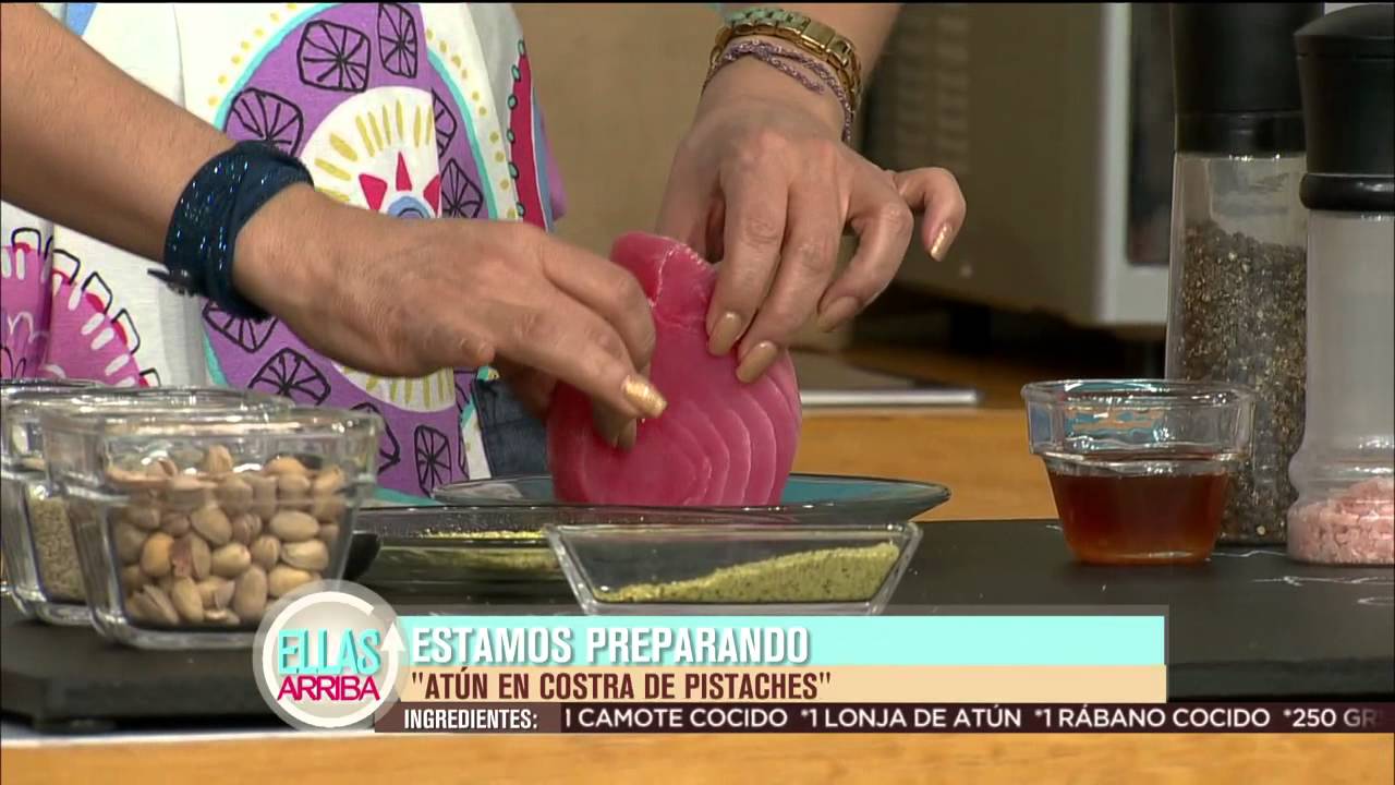 Delicioso... Atún en Costra de Pistaches