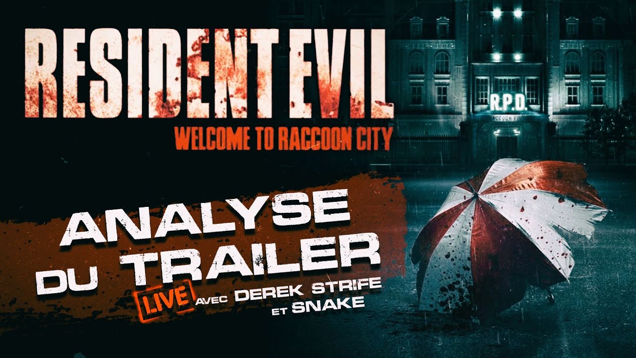 Resident Evil Welcome to Raccoon City : Analyse du trailer ! avec @DerekStrife  & Snake