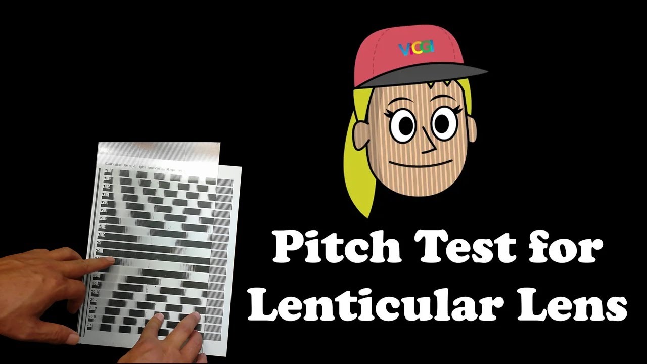 Pitch Test Tutorial for Lenticular Printing
