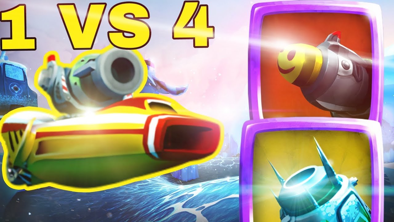 Battle Bay &bull; Waffle 1 vs 4 FROST TORPEDO  RANKED!