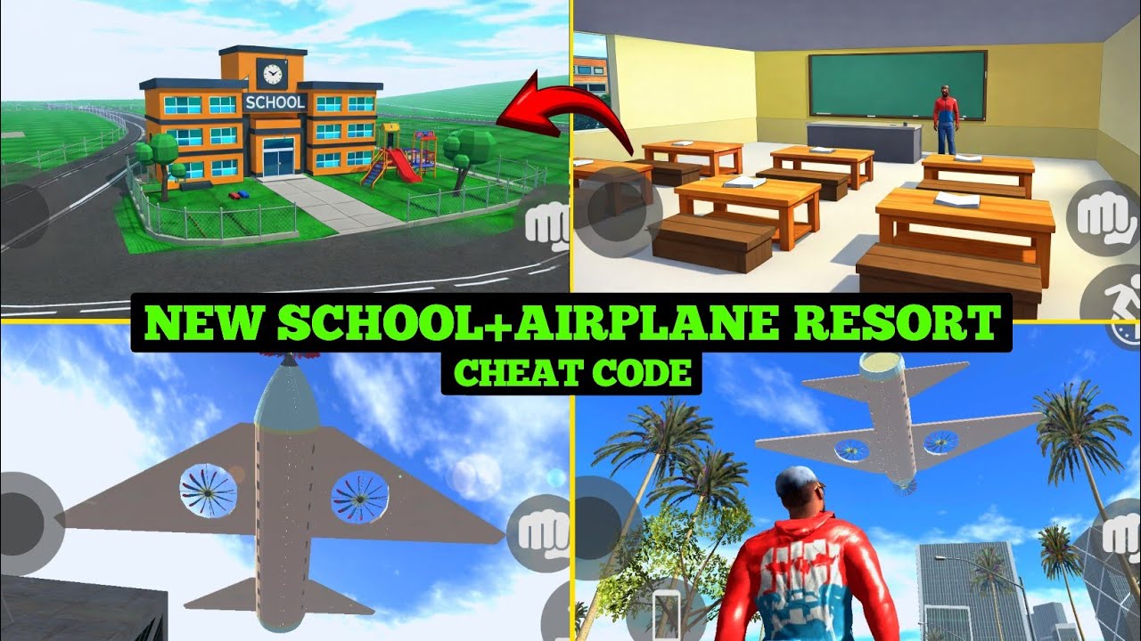 🔥New Secret School & Airplane Resort Cheat Code in Indian Bikes Driving 3D 😱 | Shimul Gamerz | IBD3D