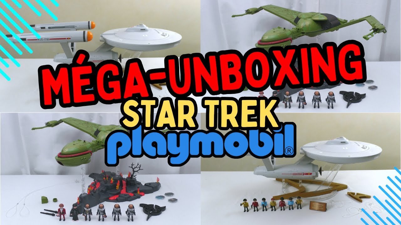 Méga-unboxing Playmobil : le thème complet de Star Trek !