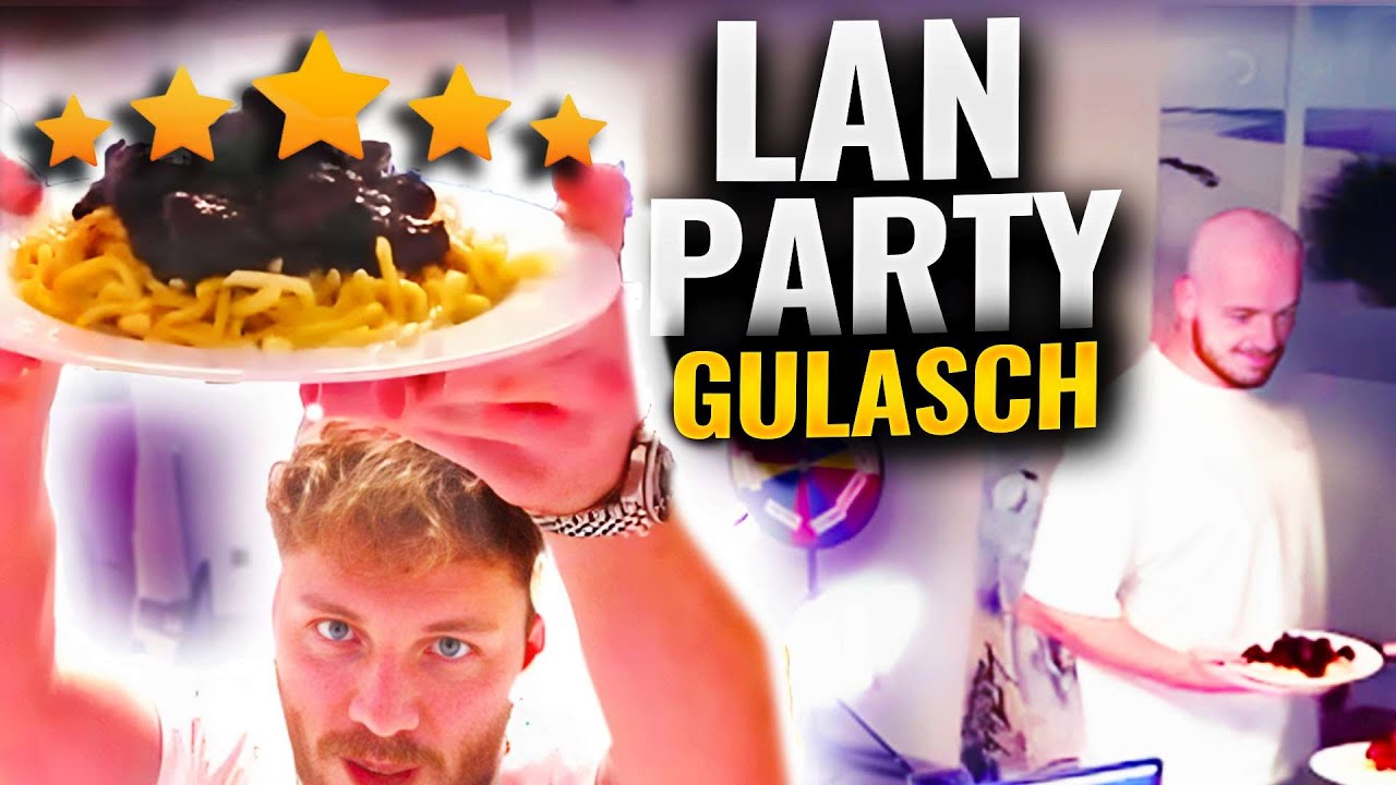 Trymacs und Chefstrobel waren Sprachlos! - Lan Party Gulasch Koch Rezept Video