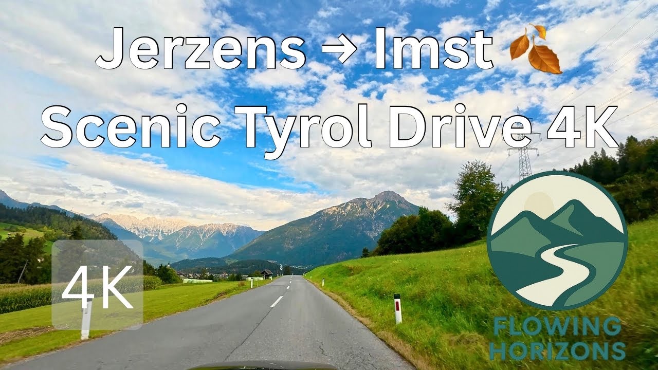 Scenic Drive Jerzens → Imst | Autumn in Tyrol 4K 🇦🇹