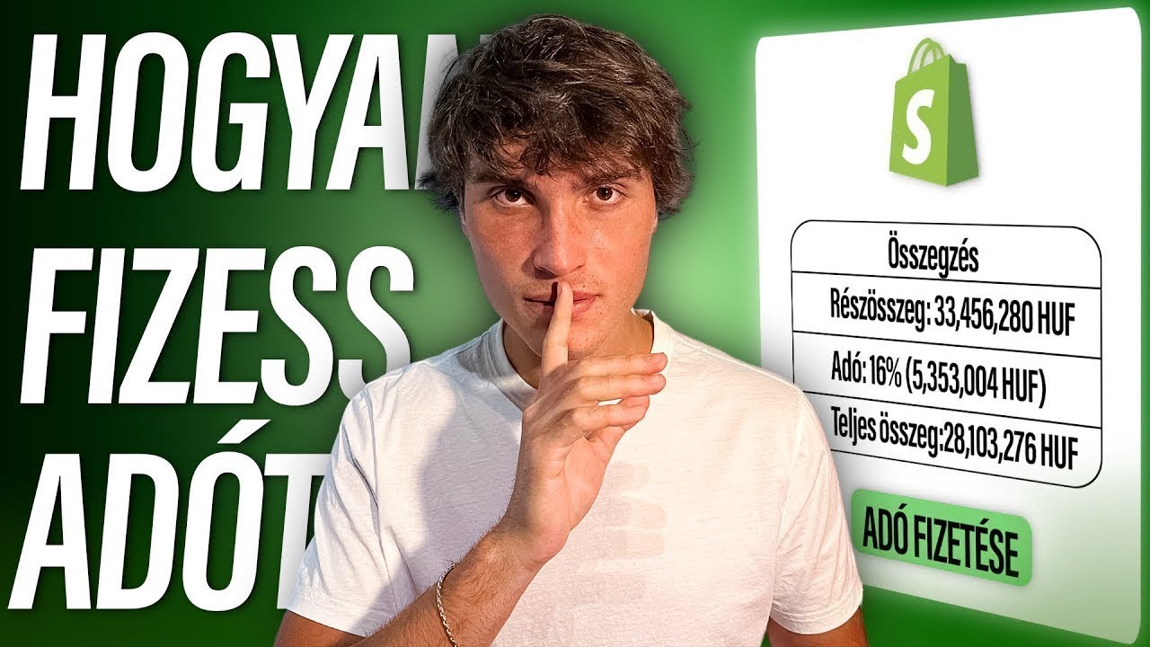 Magyar ad&oacute;z&aacute;s kezdőknek A-t&oacute;l Z-ig (Dropshipping, Online V&aacute;llalkoz&aacute;sok)