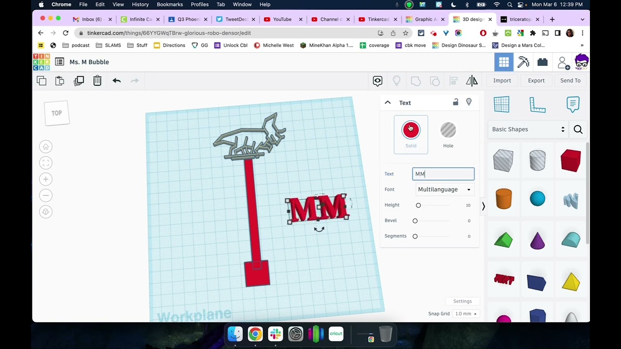Tinkercad Bubble Wand