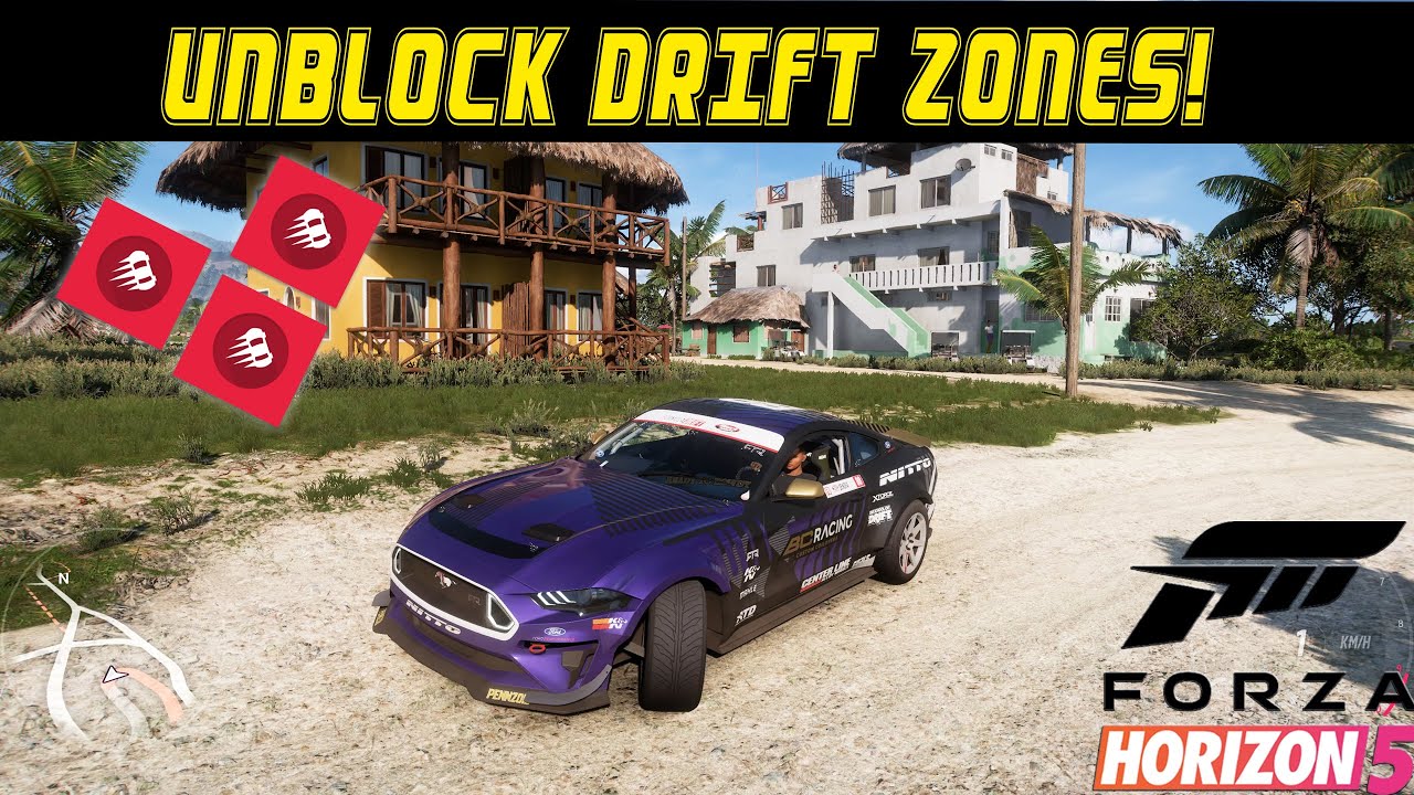 Forza Horizon 5 How to Unlock Drift Zones - Quick Guide