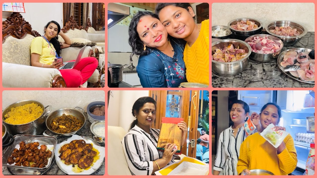 Preparing Non-Veg Varieties 🥘||Uncut-Realistic Vlog😍||Family fun Vlog🥳||SPURTHI VLOGS||