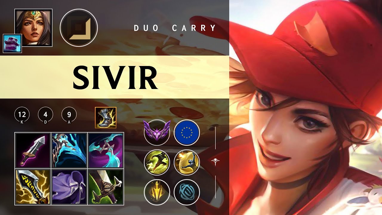 Sivir ADC vs Draven - EUW Master Patch 26.02