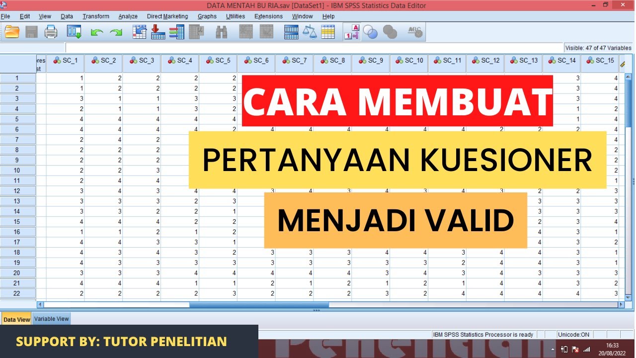 Cara Membuat Pertanyaan Kuesioner Menjadi Valid