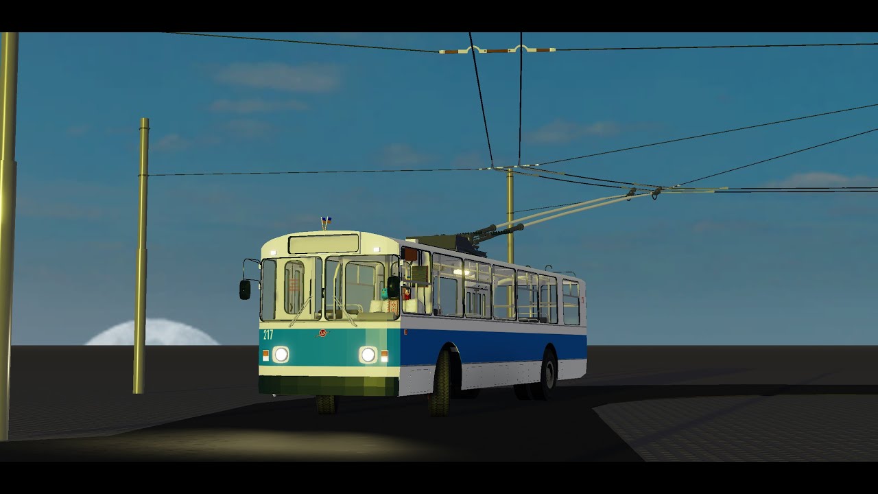 Trolleybus Chassis Test - Pole View.Roblox