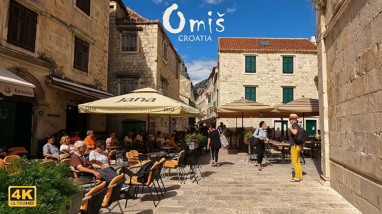 Omis, Croatia Walking Tour 4K