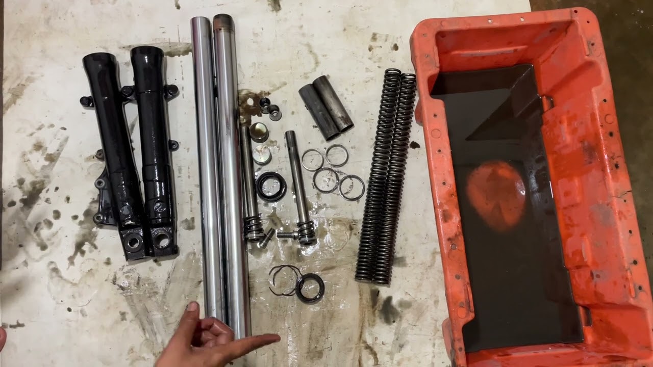 Pulsar 220/180 front shock absorber oil leakage problem#automobile #pulsar