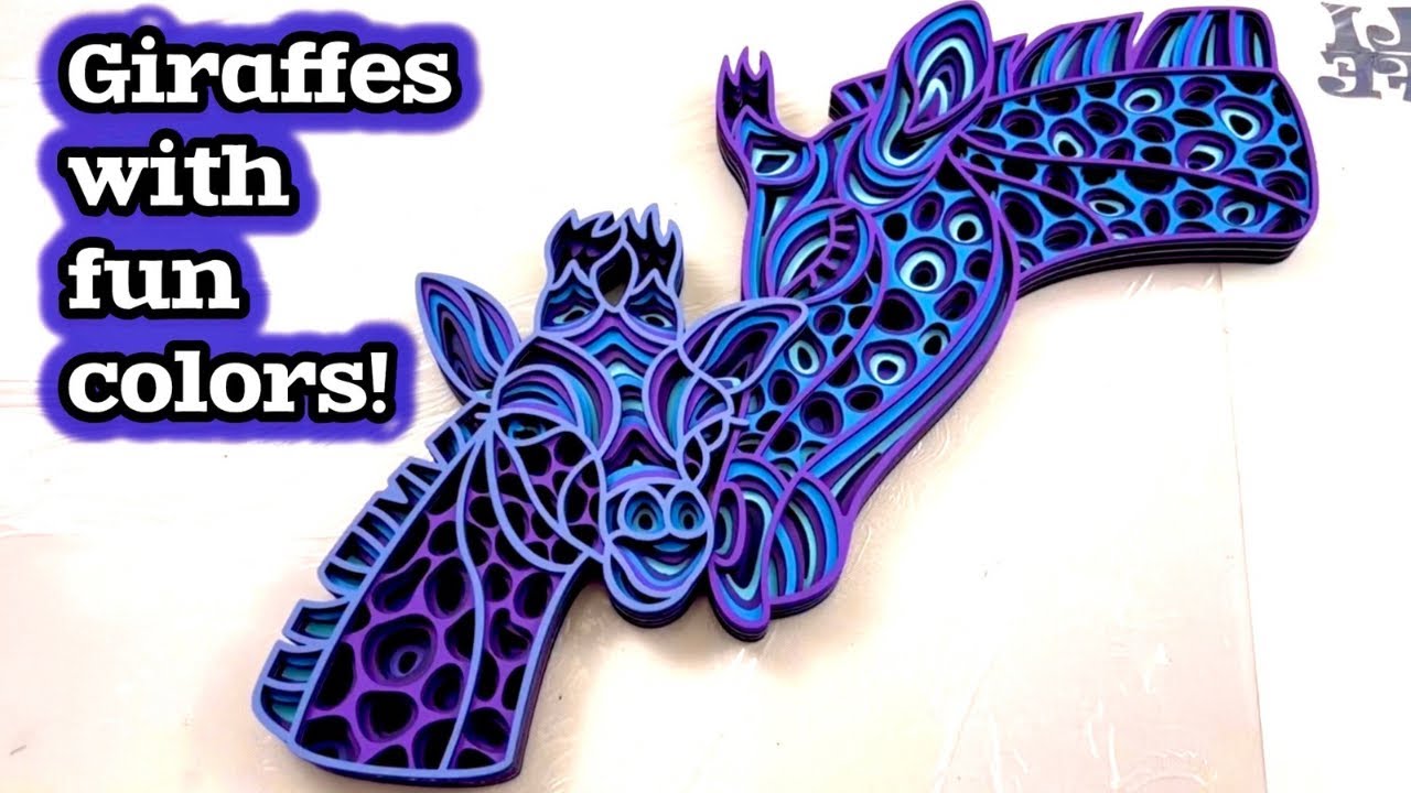 # 671 - 🦒 Not Your Ordinary Giraffe!  Love These Colors!