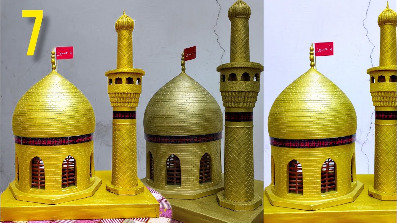 Golden Project of Karbala - Episode 7 Karbala Model Complete  Imam Hussain's Shrine Gumbad e Hussain