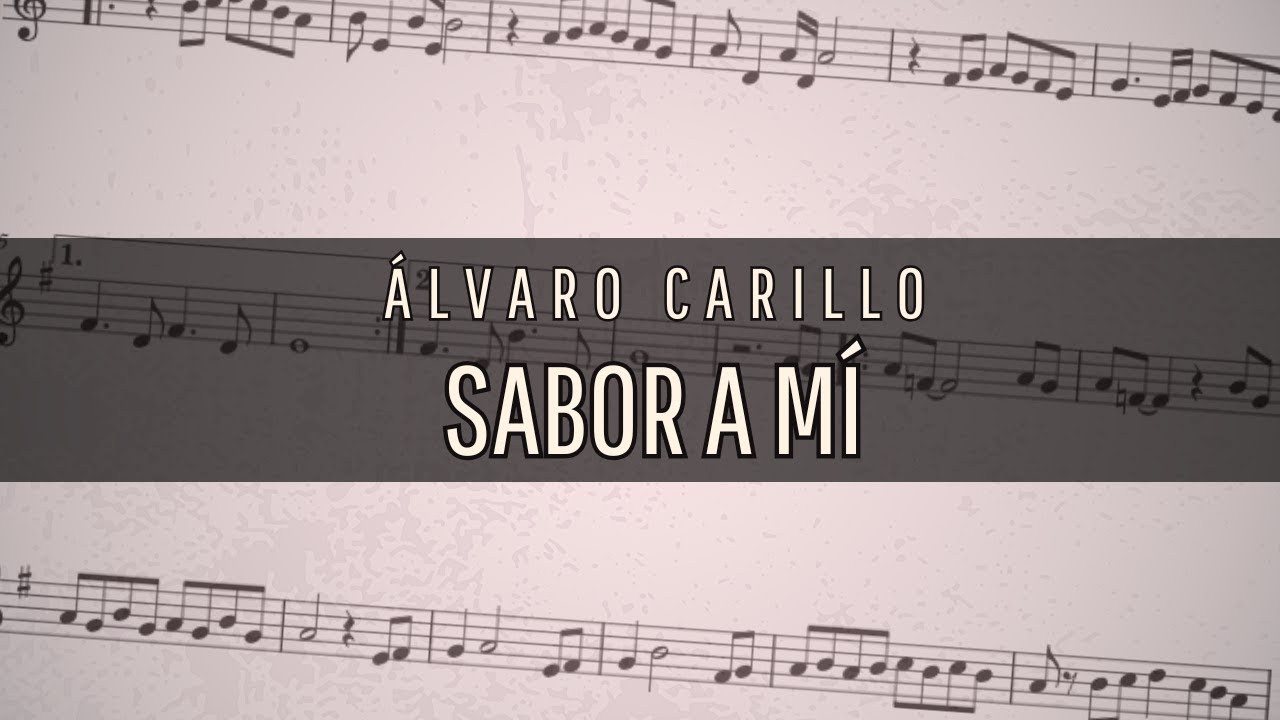 Sabor a Mí (G maior) Backing track com partitura