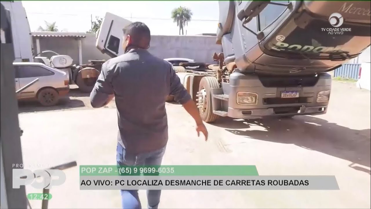 DERF CUIABÁ LOCALIZA PEÇAS ROUBADAS DE CAMINHÃO  | Arthur Garcia