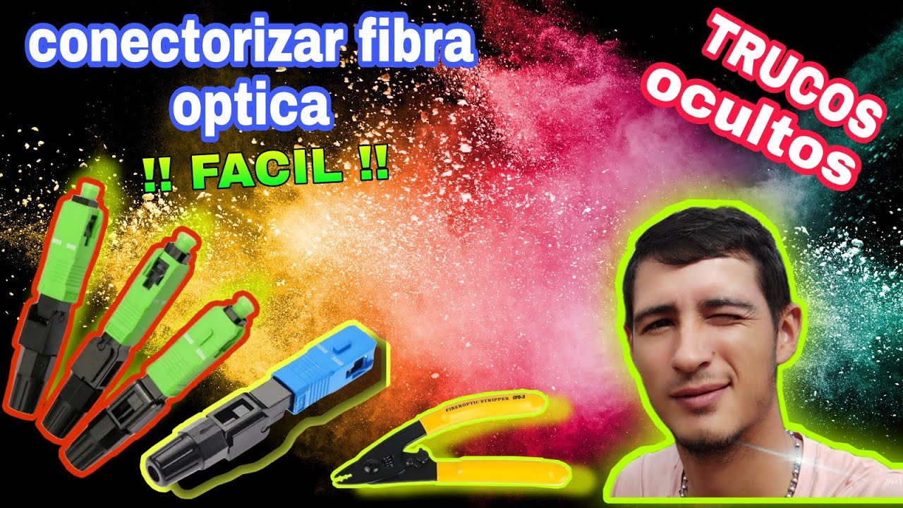 como hacer un conector para fibra optica- ftth